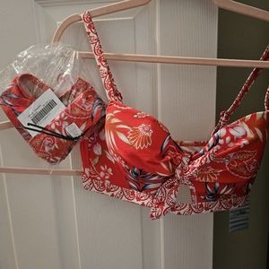 Pour Moi Horizon Padded Underwire Swim Top (36C) &  Horizon Brief (L/14)